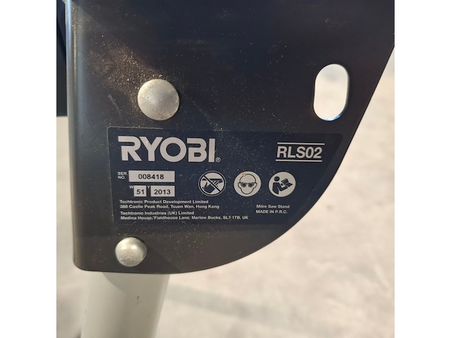 Inklapbaar onderstel verstekzaag, ryobi, rls02, 2013 - afbeelding 2 van  3