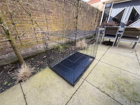 Inklapbare bench. afmeting uitgeklapt 108,5 x 70 cm. hoogte 77 cm - afbeelding 3 van  4