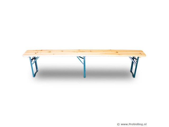 Inklapbare biertafel 220 cm incl. 2 banken - afbeelding 8 van  8