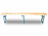 Inklapbare biertafel 220 cm incl. 2 banken - afbeelding 8 van  8