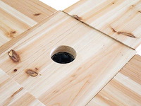 Inklapbare biertafel kruisvormig 241 cm - afbeelding 2 van  5