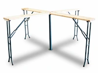 Inklapbare biertafel kruisvormig 241 cm
