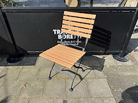 Inklapbare bistrostoel (10x) - afbeelding 1 van  4