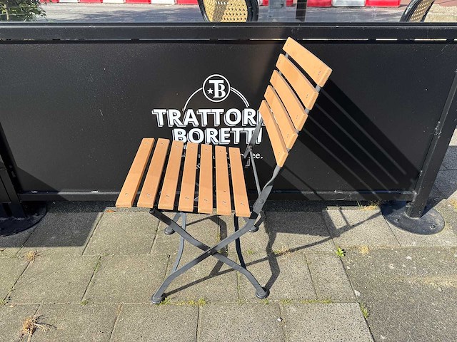 Inklapbare bistrostoel (20x) - afbeelding 2 van  4