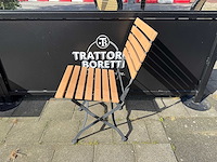 Inklapbare bistrostoel (4x) - afbeelding 2 van  3
