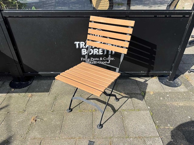 Inklapbare bistrostoel (4x) - afbeelding 1 van  4