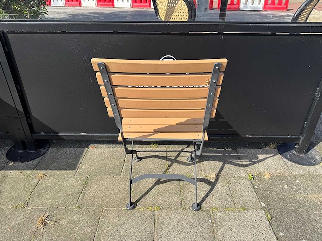 Inklapbare bistrostoel (4x) - afbeelding 3 van  4