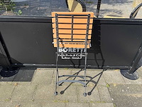 Inklapbare bistrostoel (8x) - afbeelding 4 van  4