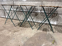 Inklapbare bistrotafel ø 60 cm (3x) - afbeelding 2 van  3