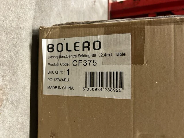 Inklapbare cateringtafel 244 cm bolero, cf375 - afbeelding 2 van  2