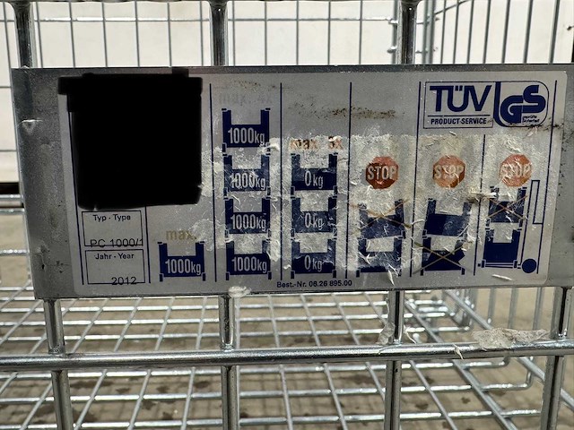 Inklapbare gaas container (5x) - afbeelding 3 van  10