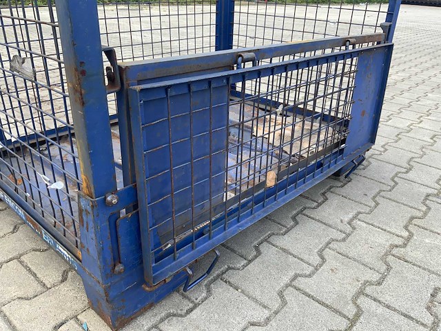 Inklapbare gitterbox 1230x820x970mm (4x) - afbeelding 1 van  8