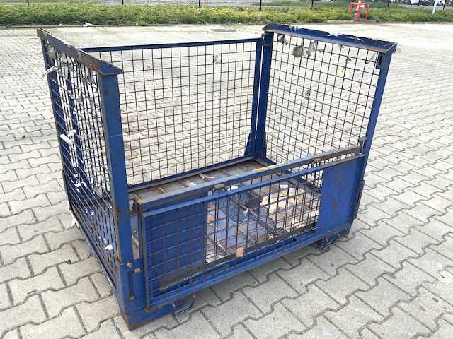 Inklapbare gitterbox 1230x820x970mm (4x) - afbeelding 7 van  11