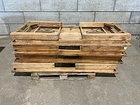 Inklapbare houten tafel (4x) - afbeelding 5 van  5