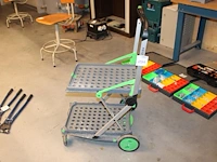 Inklapbare krattenwagen clax.