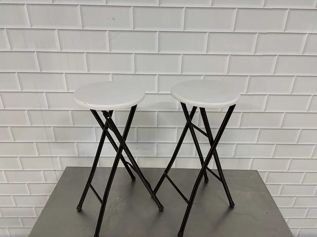 Inklapbare kruk (2x) - afbeelding 2 van  3