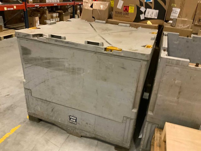 Inklapbare kunststof palletboxen (4x) - afbeelding 3 van  7