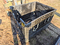 Inklapbare kunststof palletboxen (5x) - afbeelding 3 van  12