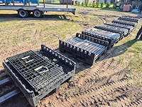 Inklapbare kunststof palletboxen (5x) - afbeelding 5 van  12