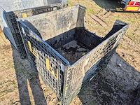 Inklapbare kunststof palletboxen (5x) - afbeelding 6 van  12