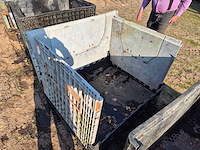 Inklapbare kunststof palletboxen (5x) - afbeelding 12 van  12