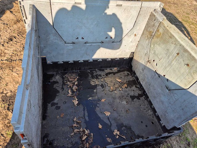 Inklapbare kunststof palletboxen (5x) - afbeelding 2 van  7