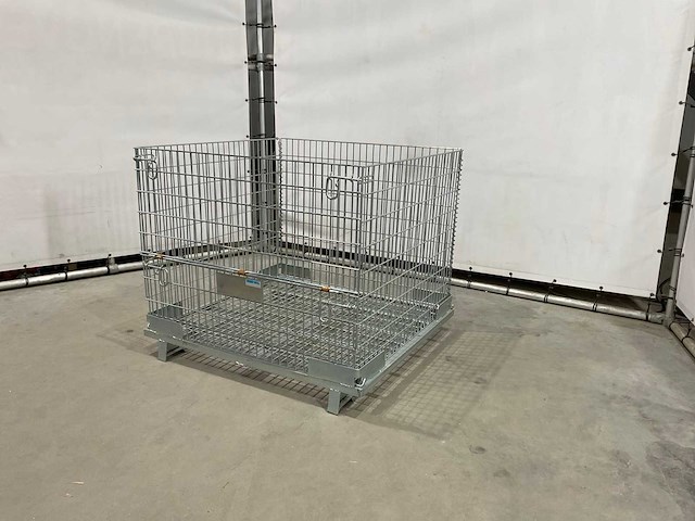 Inklapbare metalen gaascontainer (14x) - afbeelding 1 van  7