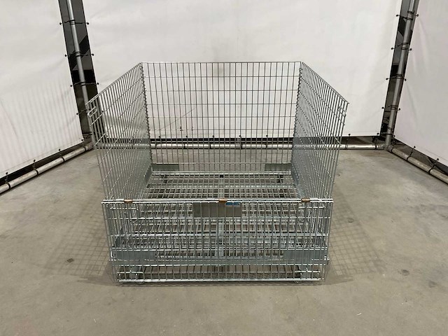 Inklapbare metalen gaascontainer (14x) - afbeelding 3 van  7