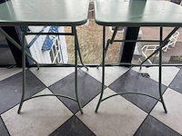 Inklapbare metalen tafel (2x) - afbeelding 3 van  4
