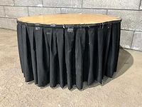Inklapbare restauranttafel met rok ø 150 cm (20x) - afbeelding 3 van  5