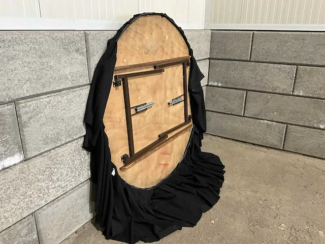 Inklapbare restauranttafel met rok ø 180 cm (10x) - afbeelding 5 van  6