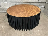 Inklapbare restauranttafel met rok ø 180 cm (4x)