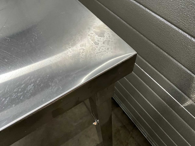 Inklapbare rvs werktafel - afbeelding 2 van  2