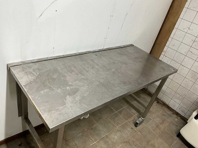 Inklapbare rvs werktafel - afbeelding 3 van  5