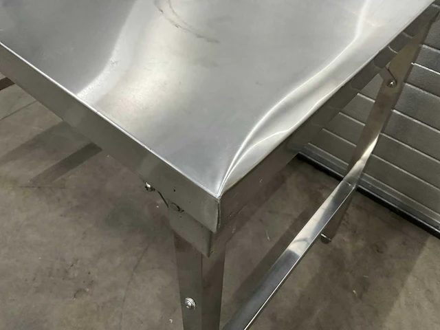 Inklapbare rvs werktafel - afbeelding 5 van  8
