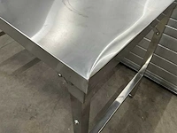 Inklapbare rvs werktafel - afbeelding 5 van  8