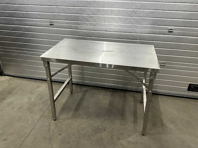 Inklapbare rvs werktafel - afbeelding 2 van  7