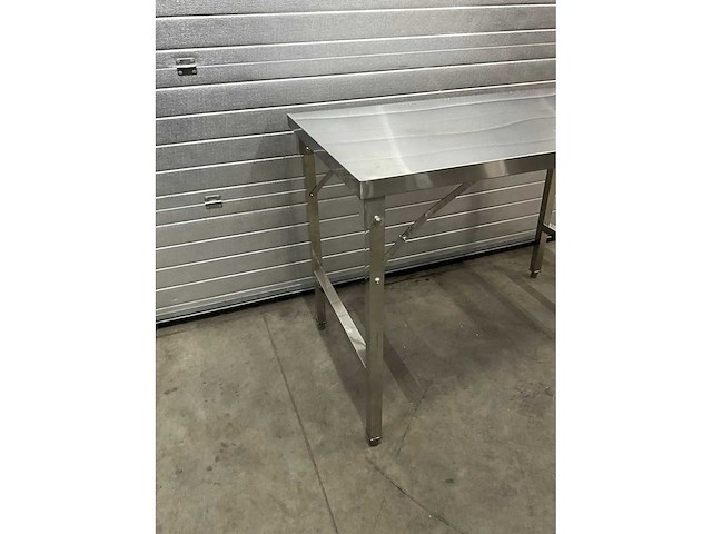 Inklapbare rvs werktafel - afbeelding 3 van  7