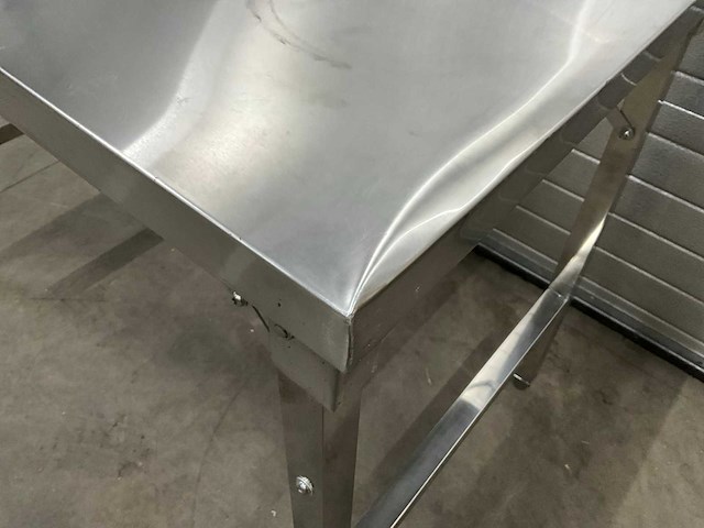 Inklapbare rvs werktafel - afbeelding 4 van  7