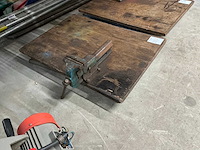 Inklapbare werktafel met bankschroef - afbeelding 1 van  3
