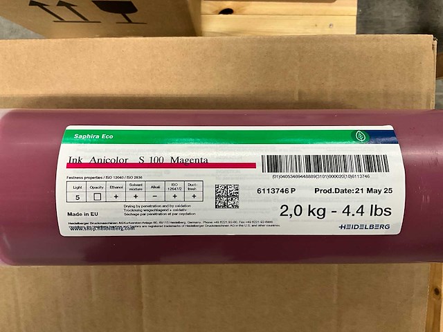 Inkt op pallet - afbeelding 8 van  9