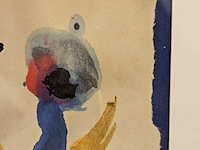 Inkt op papier schilderij, ernst vijlbrief - afbeelding 2 van  3