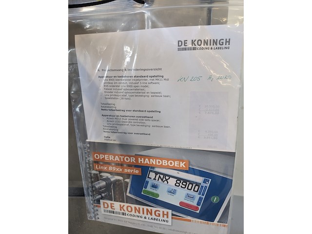 Inktjet printer, linx, 8900, 2020 - afbeelding 5 van  8