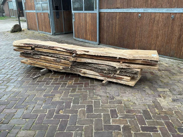 Inlands eikenplank (7x) - afbeelding 1 van  4