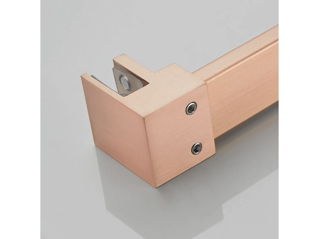 Inloopdouche 120x40 cm koper geborsteld saniclear, redro copper - afbeelding 2 van  6