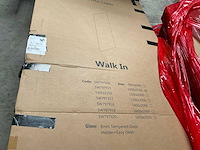 Inloopdouche glasplaat antikalk veiligheidsglas 100x200cm - afbeelding 2 van  2