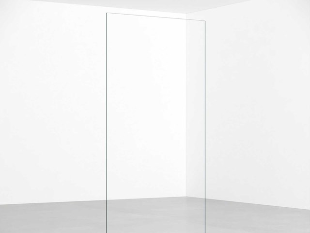 Inloopdouche glasplaat antikalk veiligheidsglas 100x200cm - afbeelding 2 van  3