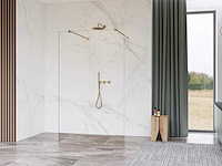 Inloopdouche glasplaat antikalk veiligheidsglas 100x200cm - afbeelding 2 van  2