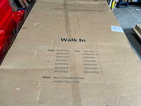 Inloopdouche glasplaat antikalk veiligheidsglas 100x200cm - afbeelding 1 van  2