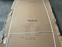 Inloopdouche glasplaat antikalk veiligheidsglas 110x200cm - afbeelding 2 van  2